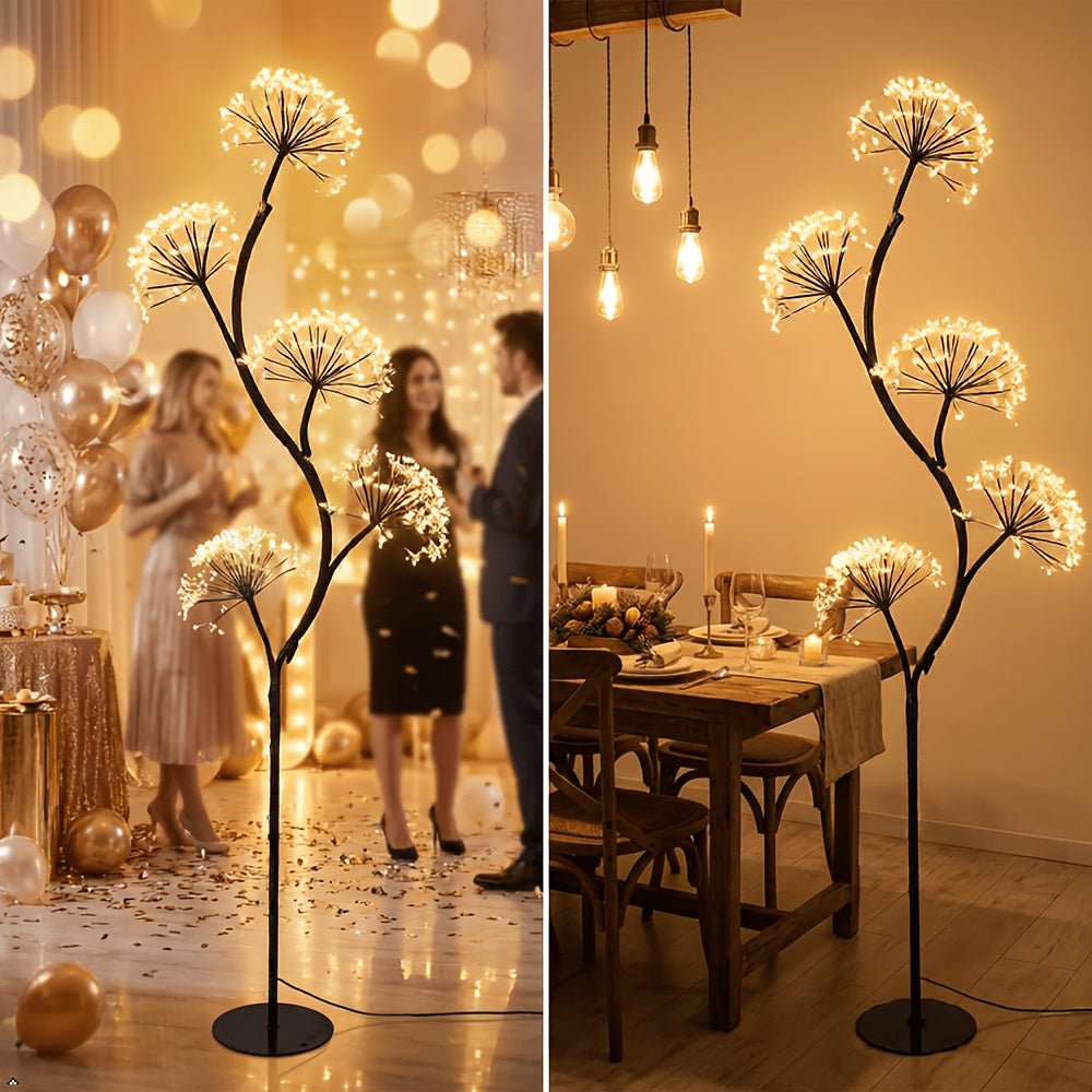 6ft Fairy-themed Dandelion Lamp, Indoor Figurine Lamps, Suitable For Living Room, Dining Room, Bedroom, Study, Lighting, Home Decoration, Christmas And Halloween
