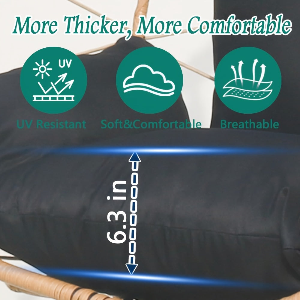 A Parachute Basket Designed for One Person, Featuring Soft And Cozy Seating with Headrests, Breathable Materials, And Thick Padding, Ideal for Relaxation And Leisure in Gardens And Outdoor Settings