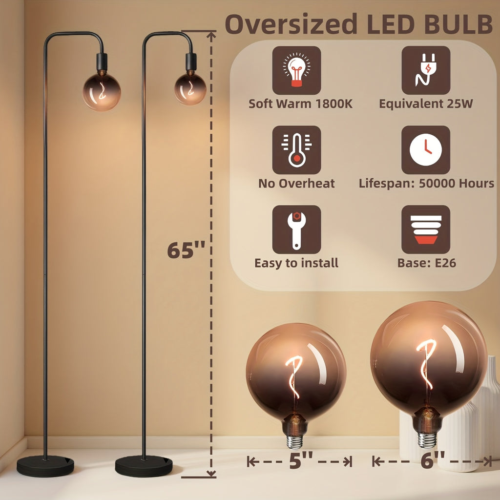 Industrial Floor Lamp for Living Room - 6\