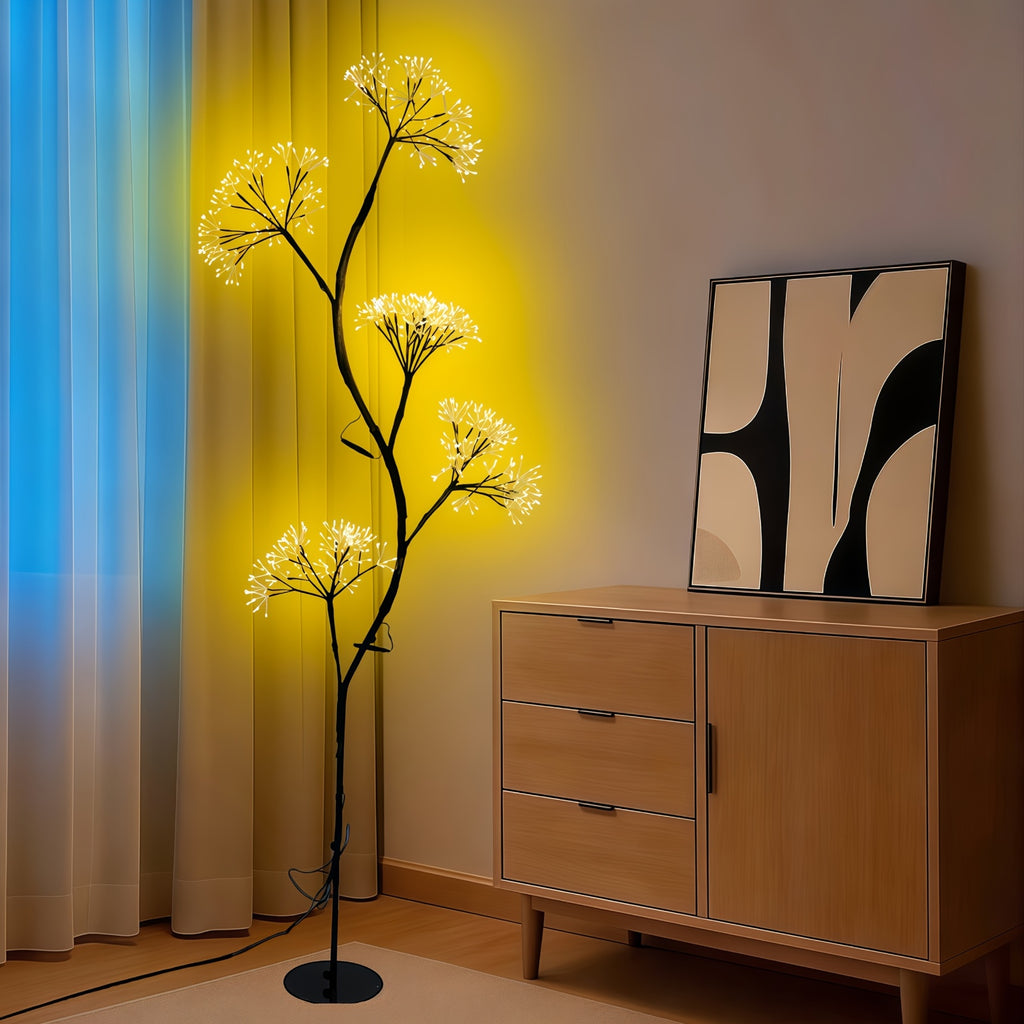 6ft Fairy-themed Dandelion Lamp, Indoor Figurine Lamps, Suitable For Living Room, Dining Room, Bedroom, Study, Lighting, Home Decoration, Christmas And Halloween