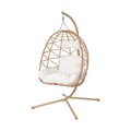 A Parachute Basket Designed for One Person, Featuring Soft And Cozy Seating with Headrests, Breathable Materials, And Thick Padding, Ideal for Relaxation And Leisure in Gardens And Outdoor Settings