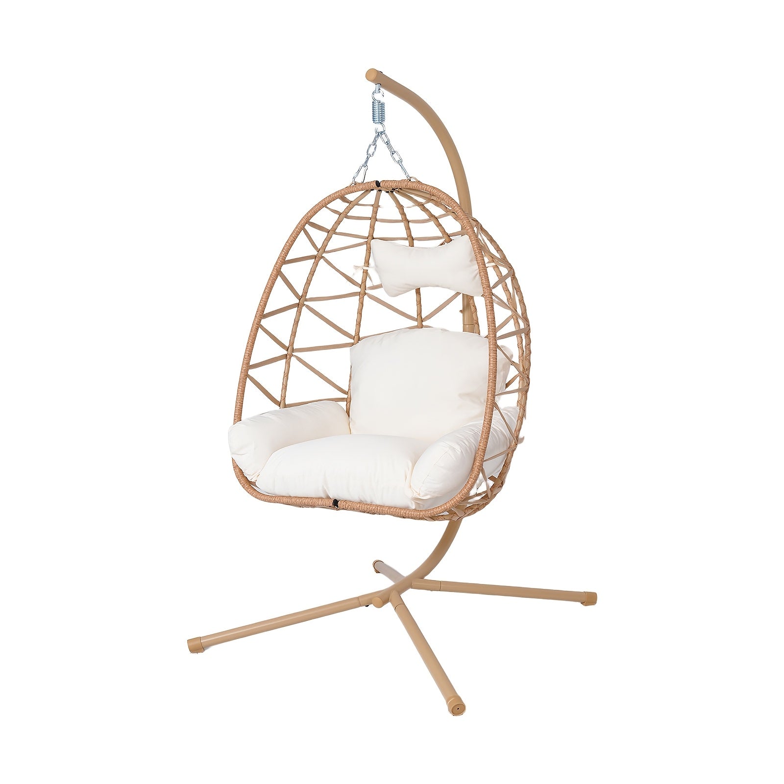 A Parachute Basket Designed for One Person, Featuring Soft And Cozy Seating with Headrests, Breathable Materials, And Thick Padding, Ideal for Relaxation And Leisure in Gardens And Outdoor Settings