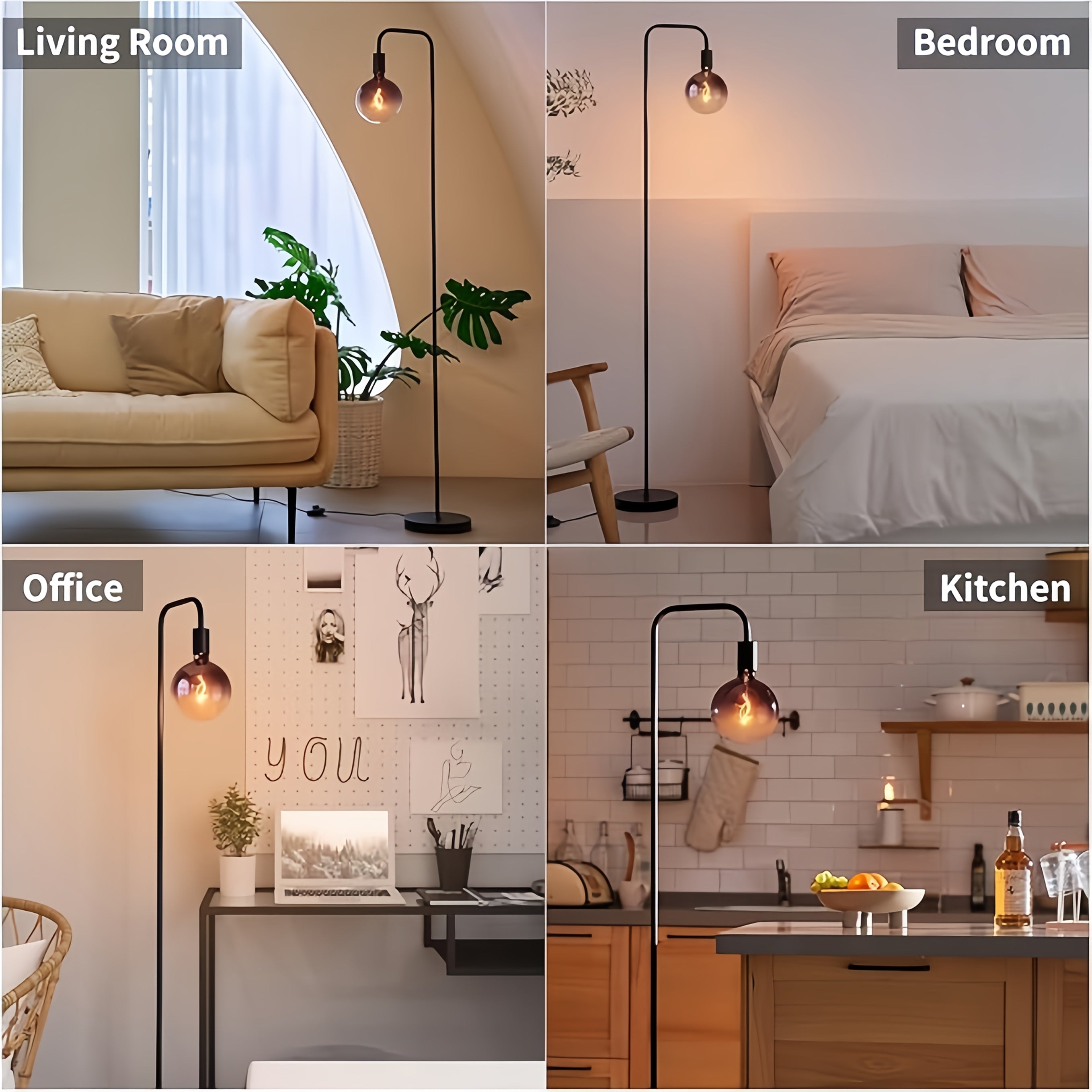 Minimalist Industrial Floor Lamp - 6\