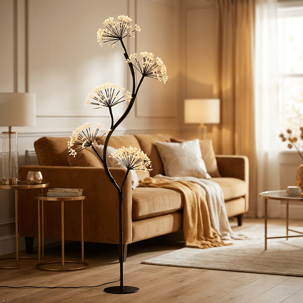 6ft Fairy-themed Dandelion Lamp, Indoor Figurine Lamps, Suitable For Living Room, Dining Room, Bedroom, Study, Lighting, Home Decoration, Christmas And Halloween